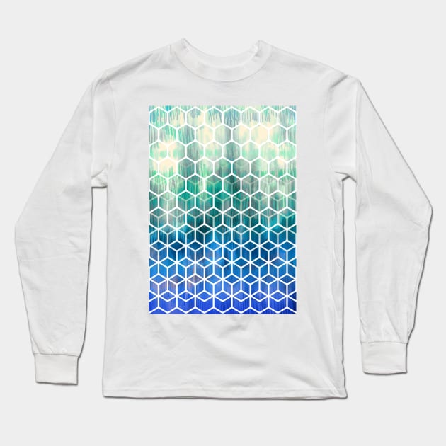 The Geometry of Bees and Boxes Long Sleeve T-Shirt by micklyn